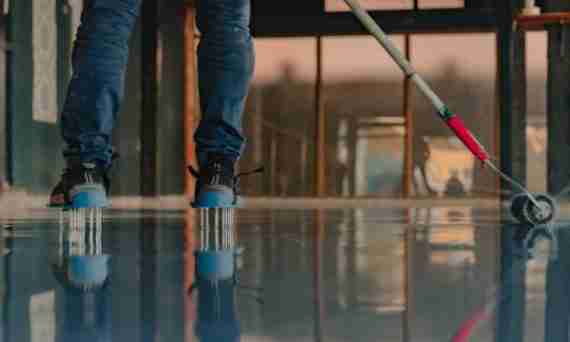 Seal your garage floor with custom paints by Straight Edge Painting of Yorktown and Williamsburg VA